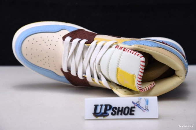 x Fearless Maison  Chateau Mid Jordan High 1 Rouge CU2803-200 Air 0219